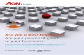 Are you a Best Employer - · PDF fileAre you a Best Employer? Are your people aligned to your business? Participate in the Aon Hewitt Best Employers in APAC 2011 Study. Evaluate, assess