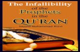 The Infallibility of the Prophets in the Qu'ran · PDF fileofGodiscalledama‘¥ūm(?????),infallible,sinless. ... The Allegorical Verses of the Quran. Afterexplainingthemeaningandimportanceof‘i¥mahfortheproph