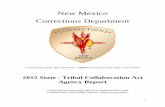 New Mexico Corrections Department STCA CD... · 1 New Mexico Corrections Department Courage Responsibility Ethics Dedication - CREDibly serving the public safety of New Mexico 2015
