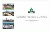 National Fertilizers · PDF fileNational Fertilizers Limited (NFL), a Schedule ‘A’ and a Mini Ratna Category-1 Public Sector Undertaking, was incorporated on 23rd August, 1974