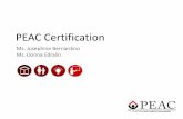 PEAC Certification - PEAC Official Websitefape.org.ph/.../2017RegionalOrientationCertification1718.pdfSchool Certification 3. To serve as DepEd’s certifying agency for ESC ... Government