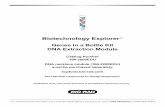 Genes in a Bottle Kit DNA Extraction Module - Bio- · PDF fileWith this simple lab activity, ... • Extract DNA from cheek cells ... or liver will find extracting their own DNA far