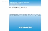 Analog I/O Operation Manual - Omron About this Manual: This manual describes the installation and operation of the CS1W-AD041-V1, CS1W-AD081-V1, CS1W-AD161, CJ1W-AD041-V1, CJ1W-AD081-V1,