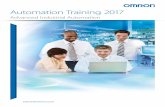 Automation Training 2017 - Omron · PDF fileof staff require training. Omron recognises this and as well as ... OC1 training course, building on PLC knowledge to become proficient