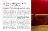 Interview Naked diplomacy Tom Fletcher - Chatham House · PDF fileNaked diplomacy Tom Fletcher The techno-optimist and leader of a review into the future of the Foreign Office shares