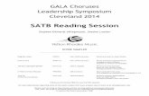 SATB Reading Session - GALA Chorusesgalachoruses.org/documents/events/GALA_2014_YRM_SATB.pdfYR9904 King for a Day Solo, SATB and piano Words and Music by Jason Shelton He had a dream