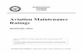 Aviation Maintenance Ratings - United States · PDF fileAviation Maintenance Ratings NAVEDTRA 14022 ... aircraft maintenance department of a squadron, ship, or shore station. Most