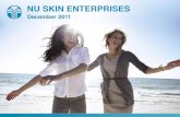 NU SKIN ENTERPRISESdeannguyen.typepad.com/files/investor-presentation-q3-2011.pdf · Body Treatment Galvanic Spa 2007 Transformation 2009 recharge Vitality 2010-11 Skin Treatment