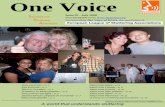 One Voice - International Stuttering Association Voice International S ... In memory of Vivian Sheehan – p. 5 News from New Zealand – p. 11 How I found the NSA – p. 5 News from