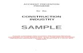 Sample Accident Prevention Program (APP) for · Web viewPLEASE CUSTOMIZE THIS Accident Prevention Program ACCORDING TO YOUR WORKPLACE. ALSO, YOUR WRITTEN Accident Prevention Program