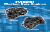 MD Engines Final - · PDF fileT he PACCAR Medium Duty Engines are designed with performance in mind. These two engines complement durable medium duty trucks by supplying the power