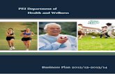 PEI Department of Health and · PDF fileHonourable Doug Currie Department of Health and Wellness PO Box 2000 Charlottetown, PEI C1A 7N8 Dear Minister, It is my pleasure to submit the