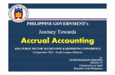 PHILIPPINE GOVERNMENT’s Journey Towards · PDF fileMaster plan for modernizing the financial management system of the government ... 14 Sept. 2015 Philippine Government’s Journey