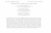Adaptivity with moving grids - University of Bathpeople.bath.ac.uk/mascjb/Papers09/budd090403.pdf · Adaptivity with moving grids ... and the celebrated continuation code AUTO (for