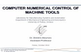 COMPUTER NUMERICAL CONTROL OF MACHINE …lms.mech.upatras.gr/.../CNCChapter13_11122013_LOCKED.pdf · COMPUTER NUMERICAL CONTROL OF MACHINE TOOLS ... (Modern methods of processing