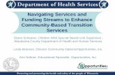 Navigating Services and Funding Streams to Enhance ... · PDF fileNavigating Services and Funding Streams to Enhance Community-Based Transition Services ... Waiver Funded Transition