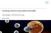 Turning science into patient benefits - Roche0888d5d2-93bb-4667... · Turning science into patient benefits Alan Hippe , ... 1990 1992 1994 1996 1998 2000 2002 2004 2006 2008 2010