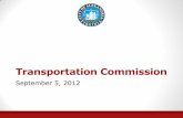 Transportation Commission - alexandriava.gov Update 3 •Federal: • President Obama signed a two-year transportation bill called Map-21 which substantially changes some aspects of