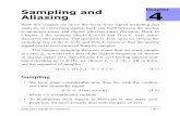 Sampling and Chapter Aliasing - UCCS College of ...mwickert/ece2610/lecture_notes/ece2610...Sampling ECE 2610 Signals and Systems 4–4 Sampling Sinusoidal Signals † We will continue