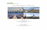 Renewable Energy on Tribal Lands (2009) - GENI · PDF fileRenewable Energy on Tribal Lands ... Methods of Organization 23 ... if a Tribe or nation develops clean, renewable sources