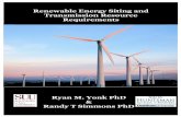 Renewable Energy Siting and Transmission Resource · PDF fileRenewable Energy Siting and Transmission Resource Requirements . Renewable Energy Siting and Transmission Resource ...