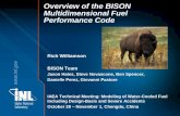 Overview of the BISON Multidimensional Fuel Performance Code · PDF file · 2014-04-08Overview of the BISON Multidimensional Fuel Performance Code Rich Williamson BISON Team ... Implicit