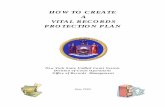 HOW TO CREATE A VITAL RECORDS PROTECTION · PDF fileHOW TO CREATE A VITAL RECORDS PROTECTION PLAN ... • may include some historical records but not all ... After an updated balance