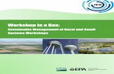 Workshop in a Box - US EPA Workshop in a Box is a packet that contains a series of materials and instructions for utilities, technical assistance (TA) providers, water sector ...