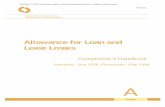 Allowance for Loan and Lease Losses - OCC: Home Page of Financial Accounting Standards 114 ..... 5 A Suggested ... Compliance risk also arises in situations where the laws or rules