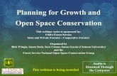 Planning for Growth and Open Space Conservation SESSION 10... · Planning for Growth and Open Space Conservation ... a real-world system (Williams, ... project management software