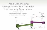 Three Dimensional Manipulators and Denavit Hartenberg ...robots.iit.edu/uploads/2/5/7/1/25715664/mmae_540_-_lecture_3_-_out... · Three Dimensional Manipulators and Denavit ... •What