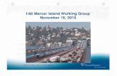 Study Methods and Assumptions - City of Mercer Island Methods and Assumptions • Analysis conditions and study area • Demand forecasts and projects • Performance measures •