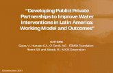 “Developing Public/Private Partnerships to Improve …hwts.web.unc.edu/files/2014/09/6-3-Garza-Developing-PPPs-to...“Developing Public/Private Partnerships to Improve Water Interventions