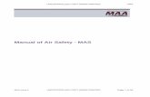 Manual of Air Safety - MAS - gov.uk · PDF fileUNCONTROLLED COPY WHEN PRINTED MAS MAS Issue 5 UNCONTROLLED COPY WHEN PRINTED Page 1 of 46 Manual of Air Safety - MAS