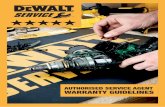 AUTHORISED SERVICE AGENT WARRANTY GUIDELINESservice.dewalt.co.uk/Content/pdf/warrantyguidelines/dewalt/24103... · WARRANTY GUIDELINES ... manual. A list of authorised DEWALT repair