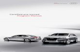 Certified pre-owned Program Manual - DataRunners Manual v4.0 ebruary 2013 ... As Audi Certified pre-owned Sales Managers, ... scores, generating future CPO and new car sales