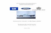 Automotive Cluster in Michigan (USA) -  · PDF fileAutomotive Cluster in Michigan (USA) Souleymane Ba, Camille DeLaite, Rushabh Kapashi, Vivek Taparia May 8, 2009. Contents 1
