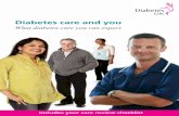 Diabetes care and you - Salford Diabetes · PDF fileDiabetes care and you What diabetes care you can expect ... healthcare team in creating a care plan will help you manage your diabetes