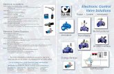 Electronic Control Valve Solutions - Cla- · PDF fileElectronic Innovations X144 e-FlowMeter Vortex Shedding Insertion Flow Meter • Retrofittable, mounts on either inlet tapping