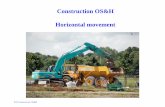 Construction OS&H Horizontal · PDF filewith horizontal movement? Methods of horizontal movement which are often used on ... a safe system of work and to train workers how to follow