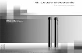 Leuze MLC 510 Type 4 Safety Light Curtains - · PDF fileMLC 510 Safety light curtains Original operating instructions EN 2013/09 - 700121 We reserve the right to make technical changes