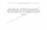 Analysis of Elastomeric Bearings in Compressionmanishkumar.org/research/Docs/ElastomericFE_Report.pdf · Analysis of Elastomeric Bearings in Compression ... Build a finite element