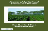 Journal of Agricultural Science and Practice - IRJ - · PDF fileAra, Jannatul Fatema and Muhammad Shahidul Haq ... Key words: Enzyme-linked ... Journal of Agricultural Science and
