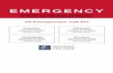 Emergency Procedures ChartPH - Waukesha County ... PROCEDURES All Emergencies: Call 911 Pewaukee 800 Main Street Pewaukee, Waukesha,WI 53072 262.691.5566 Waukesha 327 E. Broadway WI