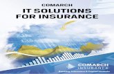 COMARCH IT SOLUTIONS FOR INSURANCE · PDF filealso provides a comprehensive customer service following ... new regulations and insurance value perception, ... bancassurance intermediaries