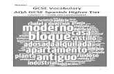 GCSE Vocab HOME AND ENVIRONMENT - Resources  · PDF file1 Name: _____ GCSE Vocabulary AQA GCSE Spanish Higher Tier CONTEXT 5 – HOME AND ENVIRONMENT N. Jones