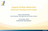 Supply of Raw Materials Internal market and trade - … COCERAL EP Strategic...Supply of Raw Materials Internal market and trade ... - Gafta 3500 Companies ... 99 61 54 32 275 USA