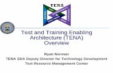 Test and Training Enabling Architecture (TENA) …movesinstitute.org/~mcgredo/MV3500/TENA Generic Overview 2015-10 v2...Test and Training Enabling Architecture (TENA) Overview ...