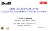 SDN Management Layer: Design Requirements & Future Direction …success.cse.tamu.edu/CoolSDN2014/ppt/CoolSDN14-paper1.pdf · SDN Management Layer: Design Requirements & Future Direction