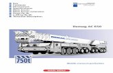 Demag AC650 - Maxim Crane  · PDF fileDemag AC650 Key Contents Dimensions Specifications Main boom Main boom extension Fixed fly jib Luffing fly jib Technical description
